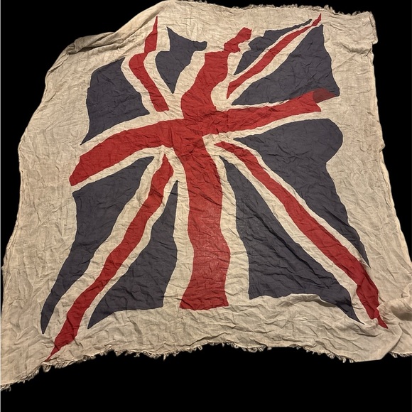 Lanciani Made in Italy Accessories - Italian Vintage Style Union Jack pattern cotton Scarf